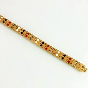 Elegant Gold and Red Bracelet for men’s